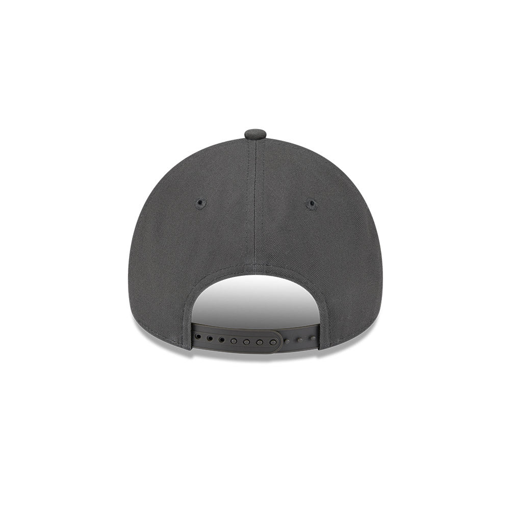 LA Lakers Hat - Dusty Charcoal Grey 9Forty A-Frame NBA Snapback Cap - New Era